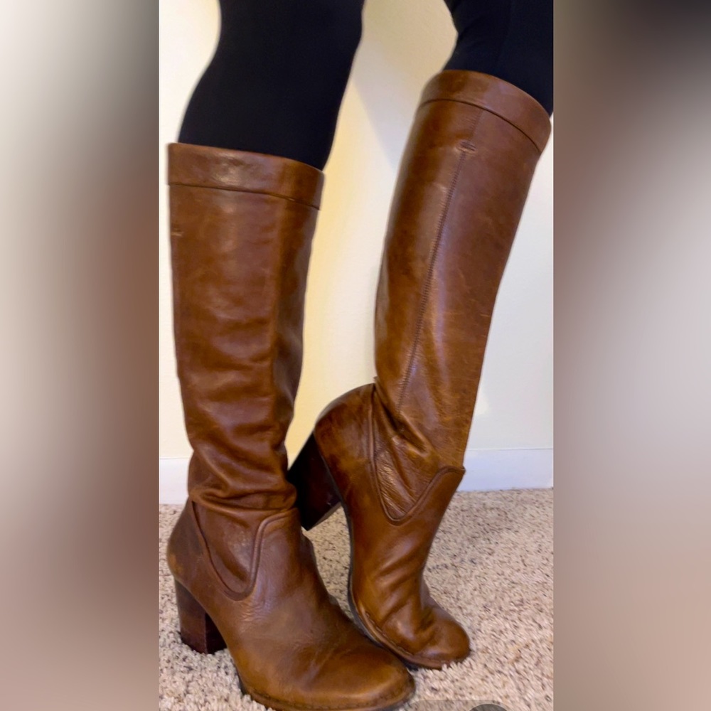 Frye Co. Rory Scrunch Boot Sz 10 EUC